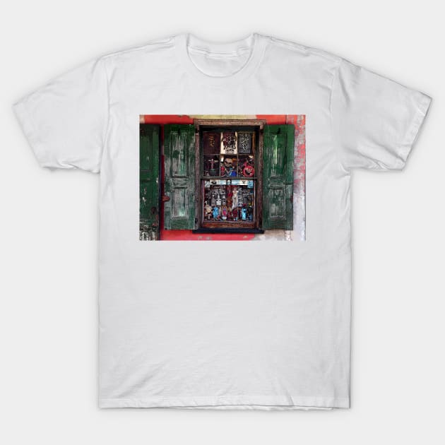 Reverend Zombie's Window T-Shirt by JerryGranamanPhotos71